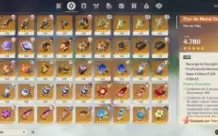 GENSHIN IMPACT - 18 personagens T*5 - 4 ARMAS T*5 - AR57