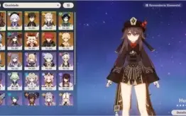 AR55 - HU TAO C1+VENTI+GANYU+ZHONG LI+DILUC+ALBEDO...