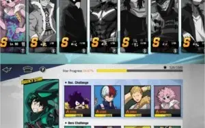 Conta My Hero Academia TLv16 1kkBP Server 1
