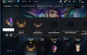Conta ouro 4 com 77 Champs e 33 Skins