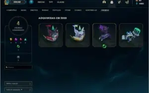 Conta prata 2 com 26 skins e 91 champs