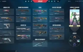 Conta VALORANT com +100 SKINS, + 6000 Reais gastos