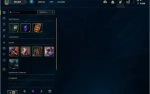 Conta DIAMANTE 4 BARATA com 18 skins e 41 champs