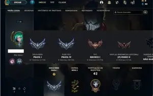 Conta Prata 1 com 25 Champs e 6 Skins + 2 Fragmentos