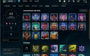 Conta Prata 1 com 25 Champs e 6 Skins + 2 Fragmentos
