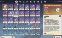 Conta genshin impact Eula+Diluc+Zhongli+Mona