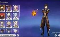 Conta genshin impact Eula+Diluc+Zhongli+Mona