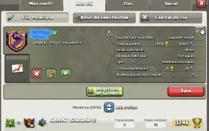 Clash of clans - Clã nível 20