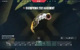 Conta Valorant Pacote Champions 2021 +800 reais em skins