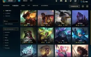 Conta Unranked com 155 Champs e 169 Skins ( MAIN ADC / JG )