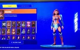 Conta Fortnite - Salve o mundo e várias skins!!