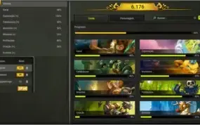 Contas de Dofus, 8 contas , posso vender separado tb