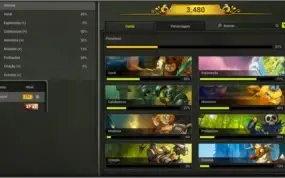 Contas de Dofus, 8 contas , posso vender separado tb