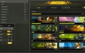 Contas de Dofus, 8 contas , posso vender separado tb