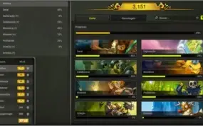 Contas de Dofus, 8 contas , posso vender separado tb