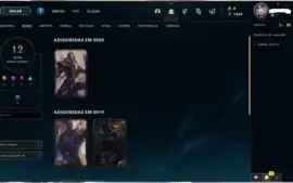 Smurf criada em 2018 (3 Skins Vitoriosas)