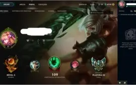 Conta Platina 3 (FLEX) Nível 37 (SEM BORDA)