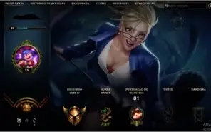 conta league of legends ouro 4