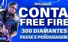 Free Fire Promoção +300 Diamantes+Passe