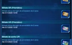 Yugioh DuelLinks 10k gemas 3 bilhetes dos sonhos varias ur.