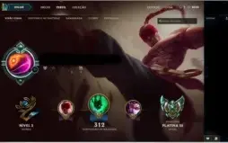 CONTA PLATINA 3 C/ SKINS LEGADOS E ETC