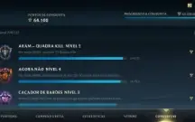conta wild rift com 249 skins, rank diamante 1