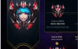 Conta league of legends Grão mestre