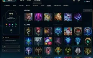 Conta League of Legends Platina IV