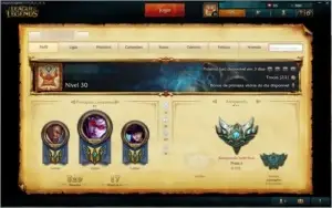 CONTA LOL LVL 30, BORDA OURO,ATUALMENTE PRATA 1