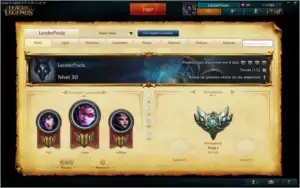Conta prata 1 com mais de 30 skins borda gold