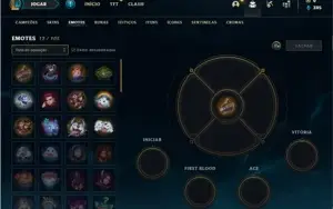 Conta diamante 3 com 31 Champs, 6 Skins + 4 Fragmentos