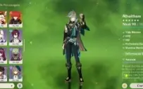 Conta genshin impact RANK 60 / 26 personagens T5 + 14 armas