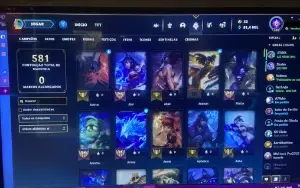 Vendo conta de league of legends