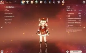Conta AR 29 KLEE ( foi upada de forma tryhard apos reroll)