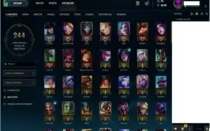 Conta Lol 2014 Skins TOP