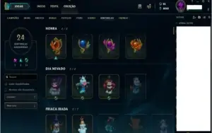 Conta Lol 2014 Skins TOP