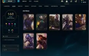Conta League of legends lvl 550 todos os champs