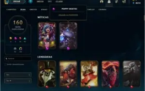 Conta League of legends lvl 550 todos os champs