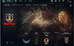 Conta League of legends lvl 550 todos os champs
