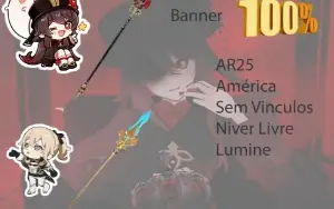 AR25 - Hutao + BIS + Jean + Espinha Cel + Banner Garantido