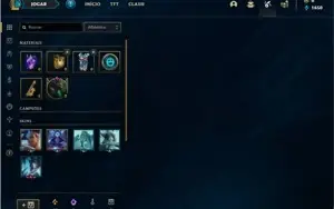 Conta Platina 4 com 27 Champs e 6 Skins + 5 Fragmentos