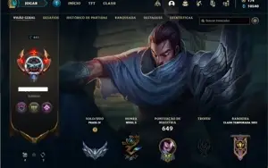 Conta prata 4 com TODOS os champs e 275 Skins + 9 Vitoriosas