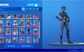 CONTA FORTNITE WITH CAVALEIRO