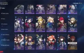 Honkai Star Rail, Lv 70: Jingliu, Blade, Kafka E Outros 5✯