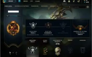 Conta Prata 2 com 71 skins e 110 champs