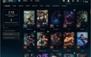 Conta Prata 2 com 71 skins e 110 champs