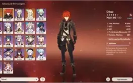 Ar 48 - Diluc / Ayaka / QiQi - Jade / Tumulo / Black Sword