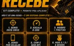 Pack Sensi FF 2026 OB53 | Capa Sem Ban + DPI/HUD