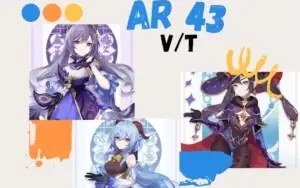 Ganyu + Mona + Keqing Ar43 NA Server