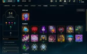 Conta Unranked com 27 Champs e 13 Skins